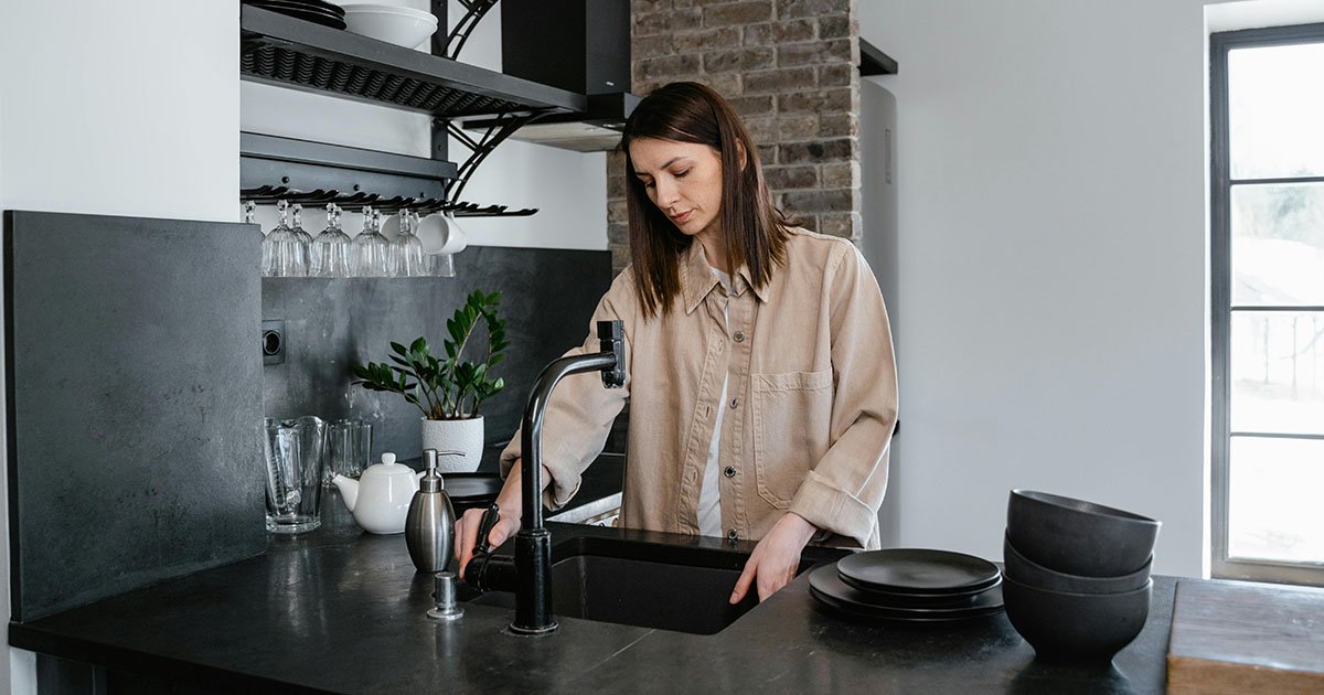 Kitchen Black Sink