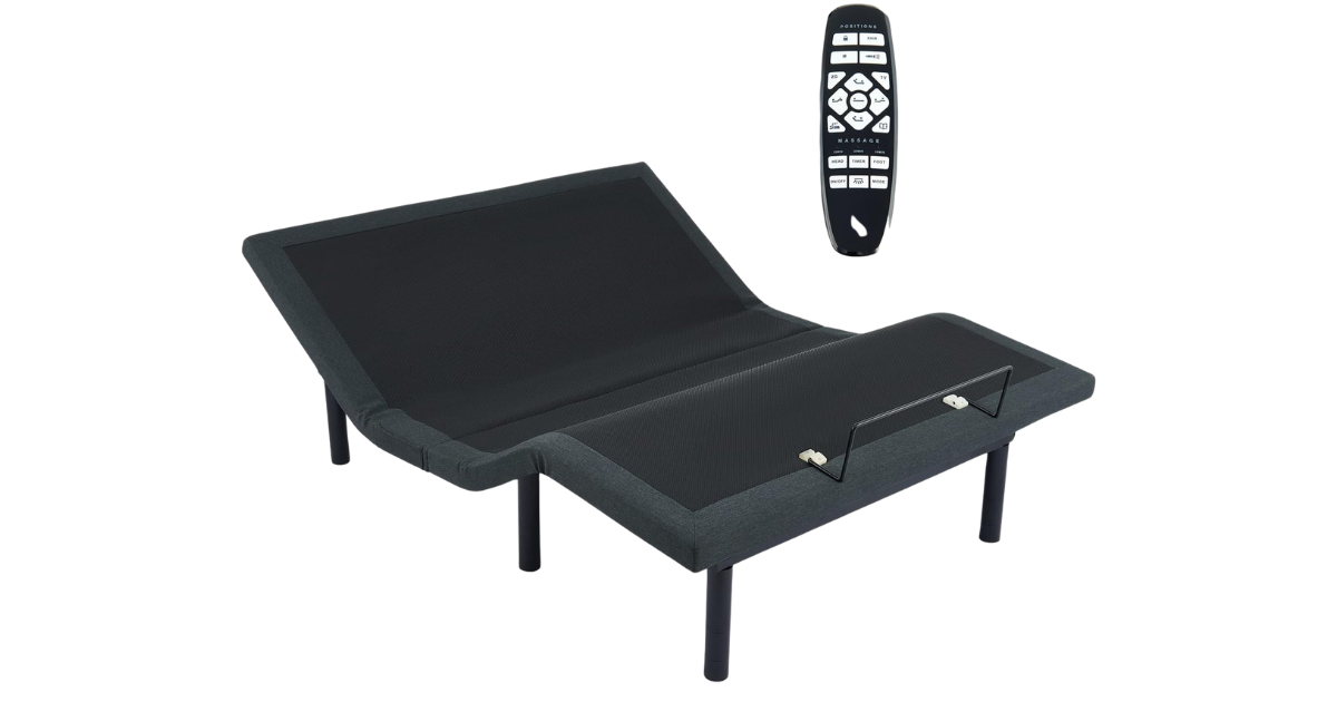 VONLUCE Motorized Bed Frame with Massage and Custom Presets